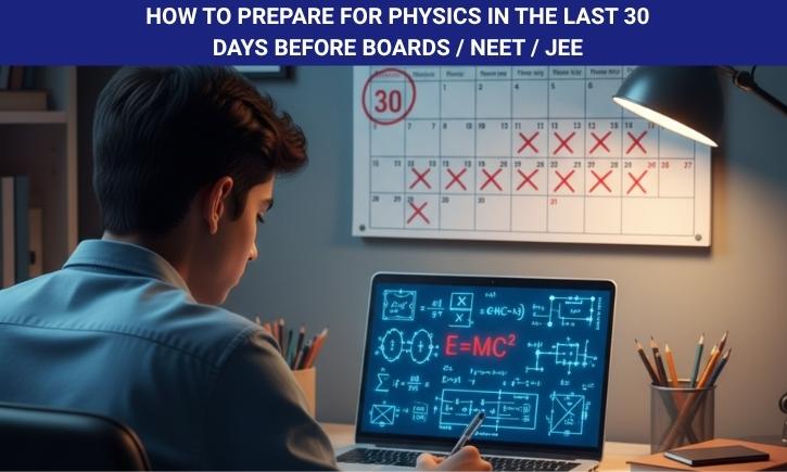 How to Prepare for Physics in the Last 30 Days Before Boards / NEET / JEE