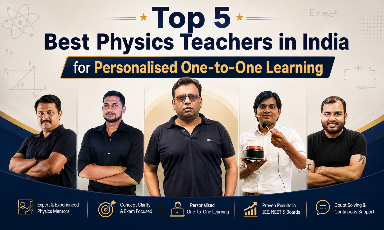 Top 5 Best Physics Teachers in India for Personalized One-to-One Learning (2026) 