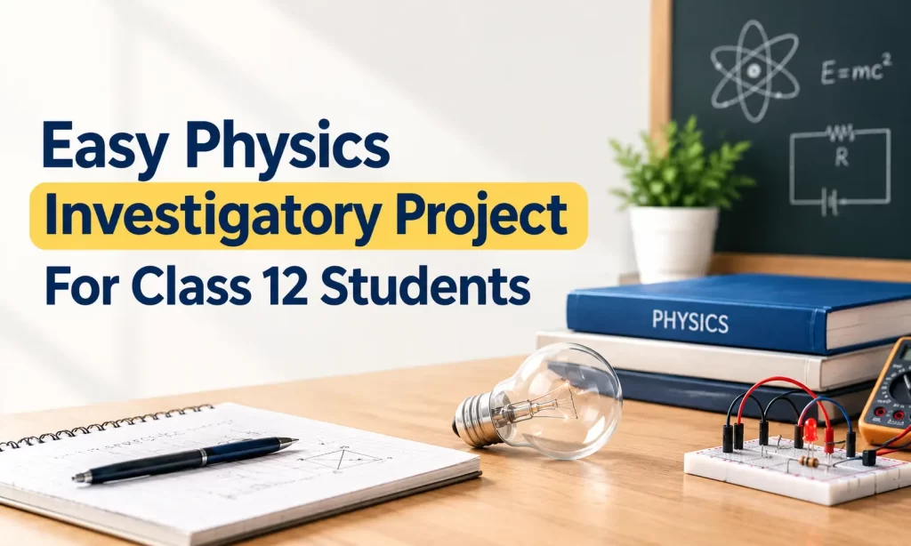 Easy Physics Investigatory Project Topics for Class 12 Students